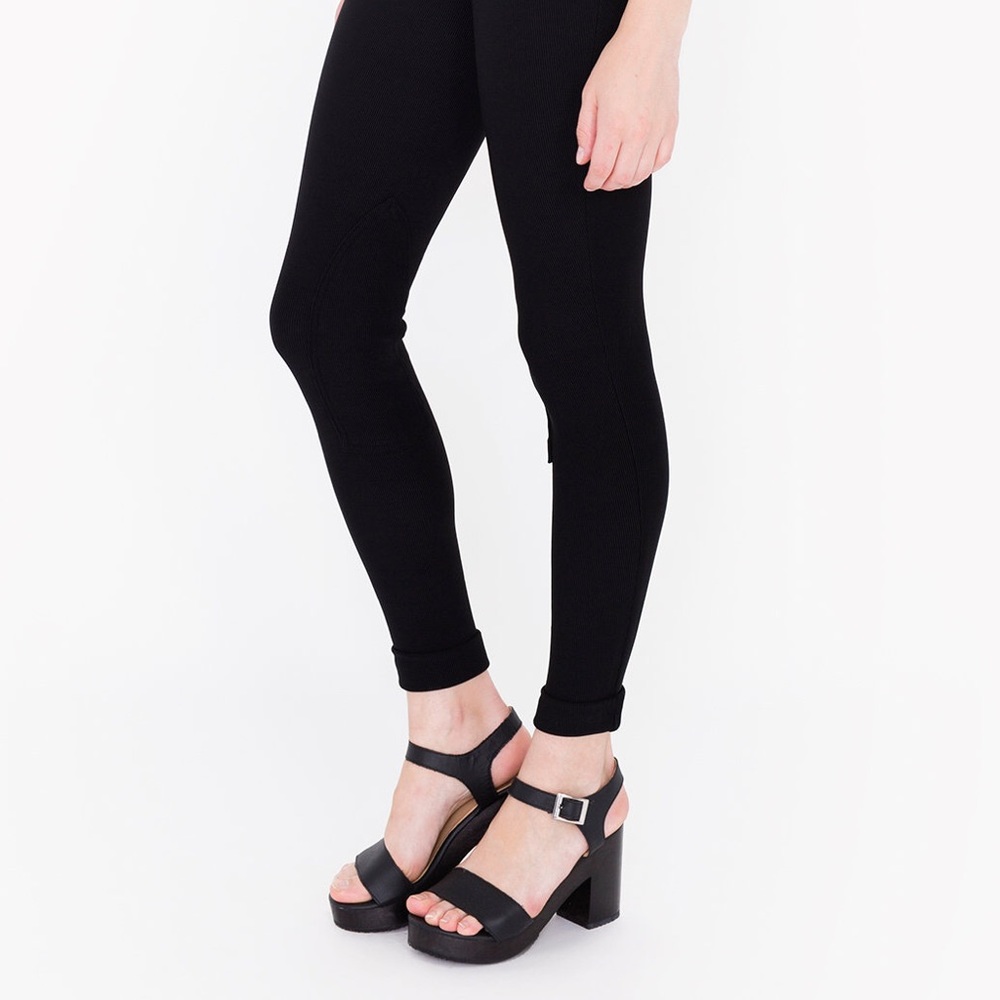 XS American Apparel Black Stretchy Riding Pant